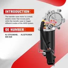 For Ford F150 Truck 2009-2011 Transfer Case Shift Motor Actuator 8L1Z7G360AB