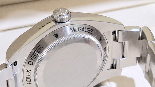 ROLEX 2021 UNWORN MILGAUSS 116400GV Z- BLUE FULL SET - Picture 5 of 11