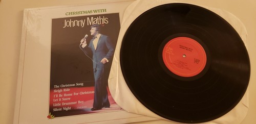 Christmas With Johnny Mathis LP NM 1985 Vinyl - Picture 3 of 7