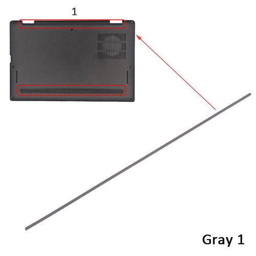 1/2Pcs Laptop Gummist reifen für DELL Latitude 7310 DIY Unterteil Fuß unterlage - Photo 16/18