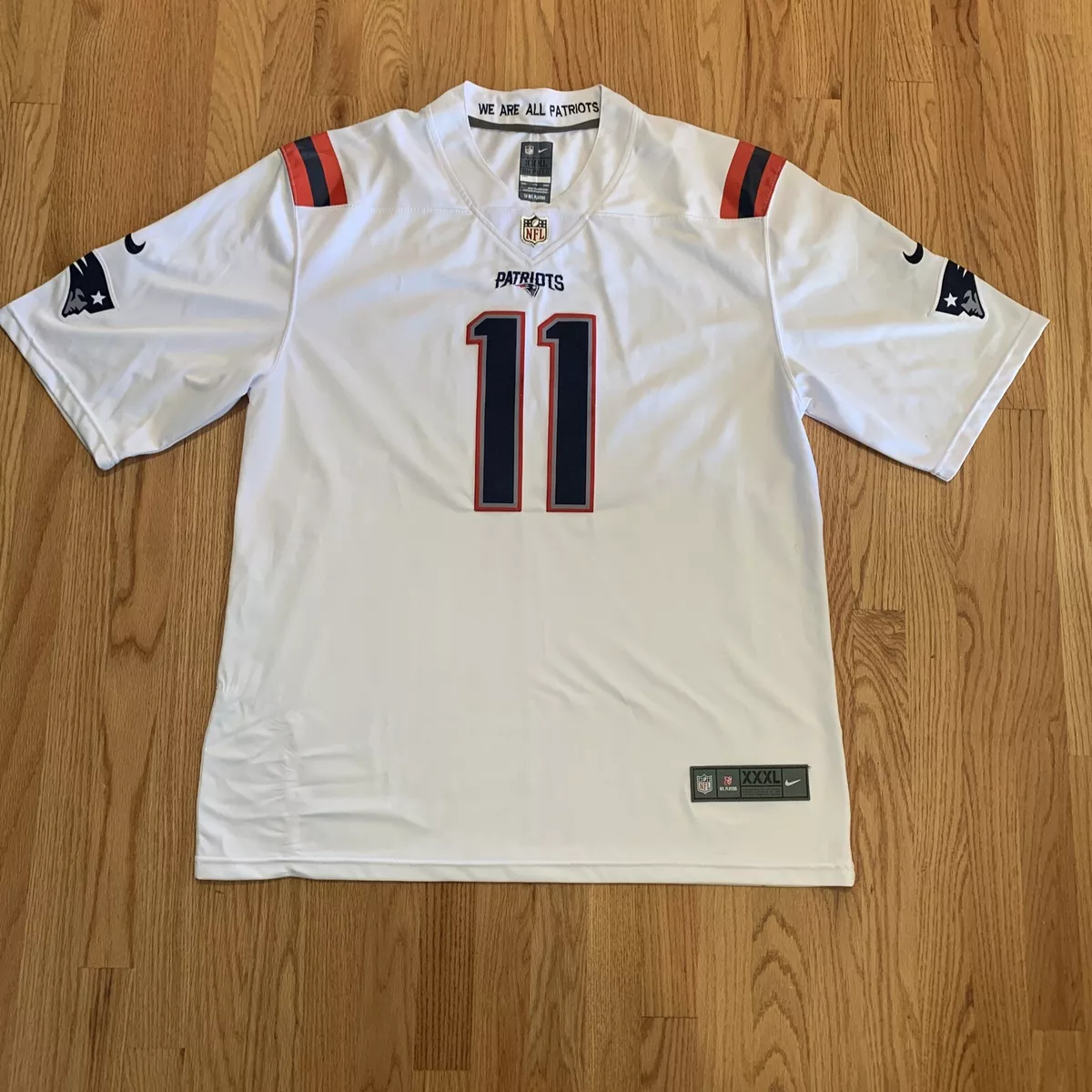 New England New England Patriots No11 Julian Edelman Nike Carbon Black Vapor Cristo Redentor Limited NFL Jersey