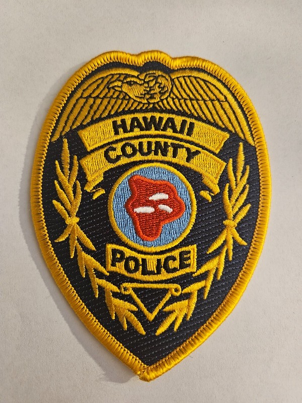 Hawaii County Police Patch