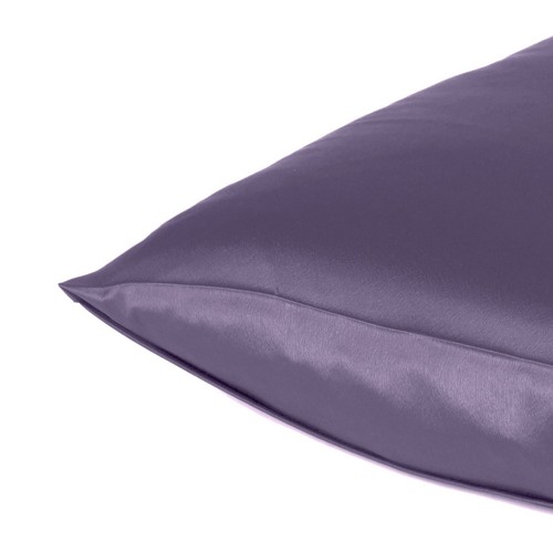 Satin Silk Pillowcase Luxurious Standard Queen King Home Sofa Bedding Cover Case - Picture 22 of 249