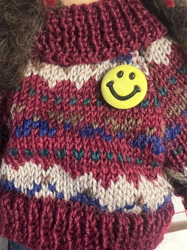 复古 Punkins Lizzie 高木娃娃“Alex Peace On Earth Y2K 美国制造 — 第 3/4 张图片