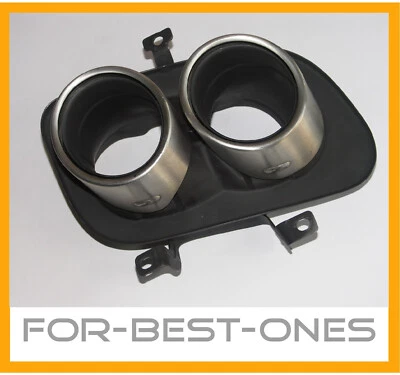 NEU Porsche 911 992 Blende Endrohr Doppelendrohr tail pipe tip 992251188R - Bild 1 von 4