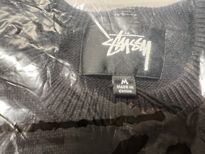 Stussy Authentic Workgear Sweater - Black Medium | eBay Stussy Authentic Workgear Sweater - Black Medium | eBay