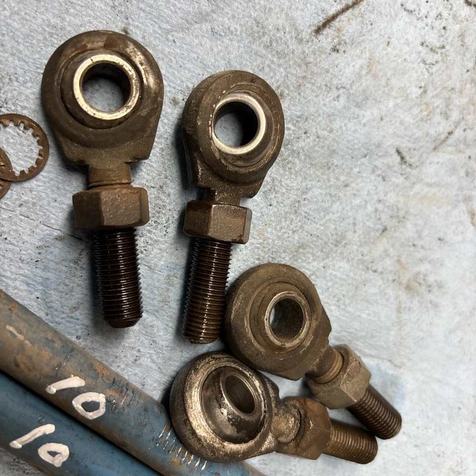 1972 Snojet Sno Jet SST 440 vintage snowmobile 433 Steering Rod Ends Good 10 - Image 2 of 2