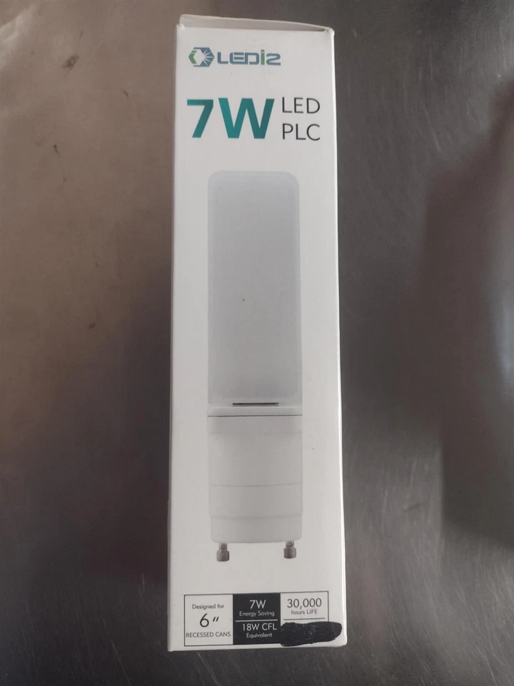 LEDi2 I2-V-PLC-7WGU242700K 7 Watt 60Hz 2700 Kelvin PLC LED Lamp with GU24 Base - Image 3 of 4
