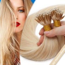 CLEARANCE 200S Thick Full Head Nano Micro Loop Ring Remy Human Hair Extensions