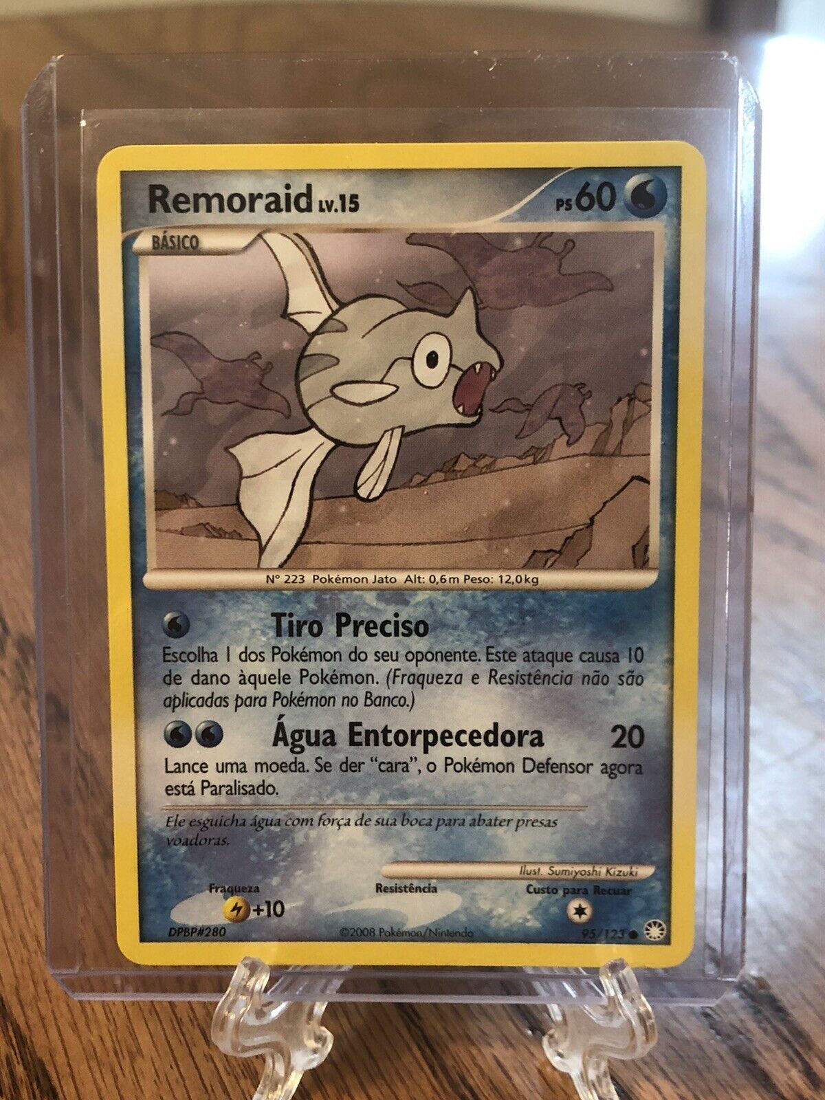 Pokémon Mysterious Treasures Remoraid 95/123 Non Holo Spanish/Portuguese?  NM