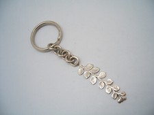 925 Silver BRANCH and LEAF Keychain