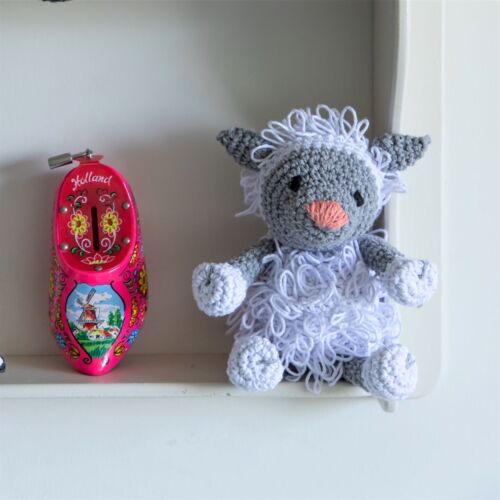 LEWY-Hoooked DIY Amigurumi Lamm Häkelset-Eco Barbante Baumwollgarn & Haken - Bild 6 von 6