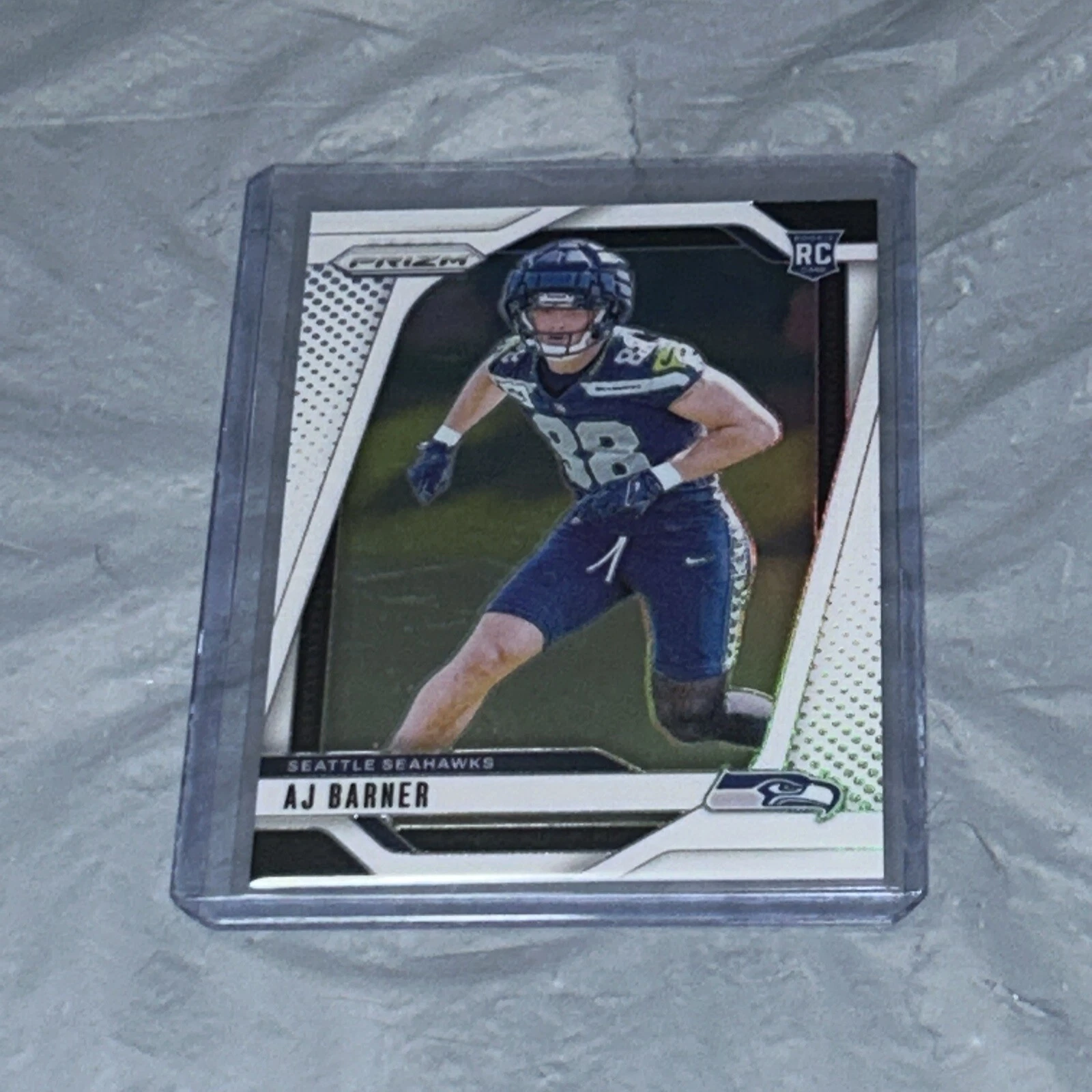 2024 Panini Prizm /35 WHITE RC ROOKIE AJ BARNER SEAHAWKS SSP