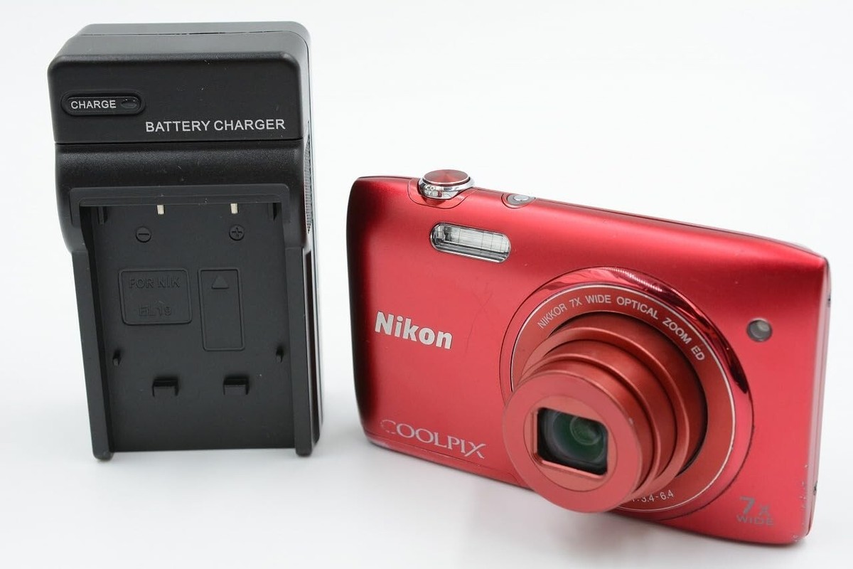 Nikon Coolpix S3400 16 MP Digital Camera with 7x Optical IS