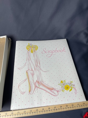 Blank Vintage Look Scrapbook Gibson Ballet