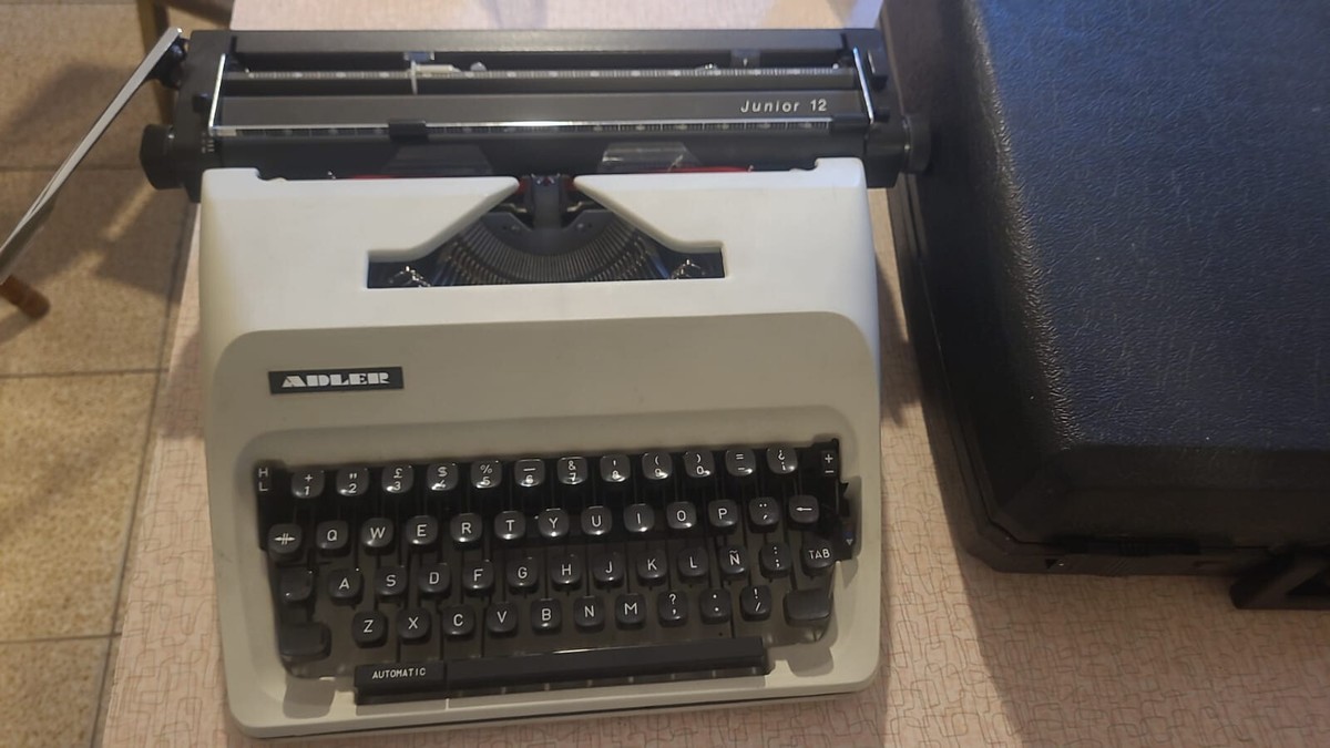 Adler Junior 12 Vintage Typewriter - Portable, Made in Japan