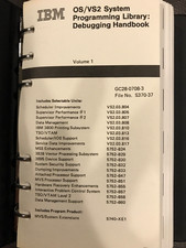 IBM Systems Programming Library Debugging ALL 3 VOLUMES. ULTRA RARE manual