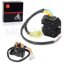 Regulator & Starter Relay Solenoid for Honda Fourtrax TRX300 TRX300FW 1993-2000