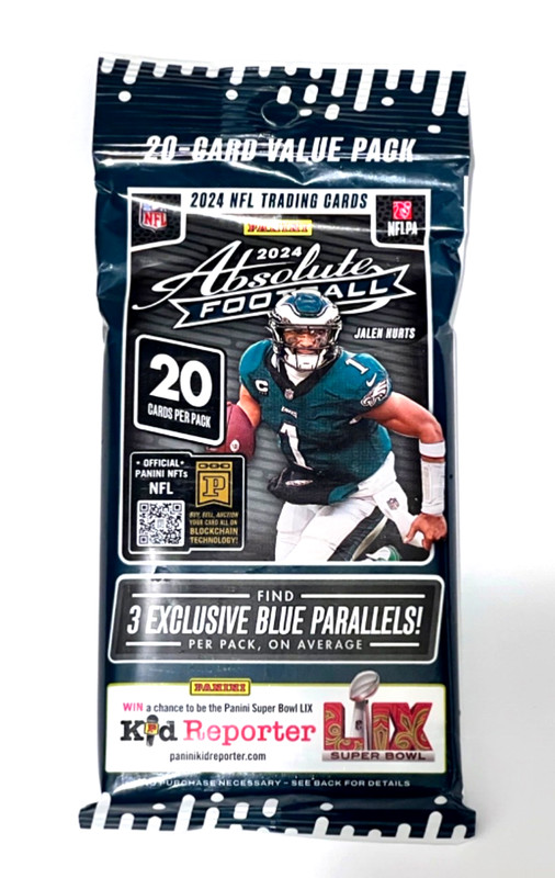 Panini Absolute Football 2024 NFL Trading Cards 20 Card Value Pack