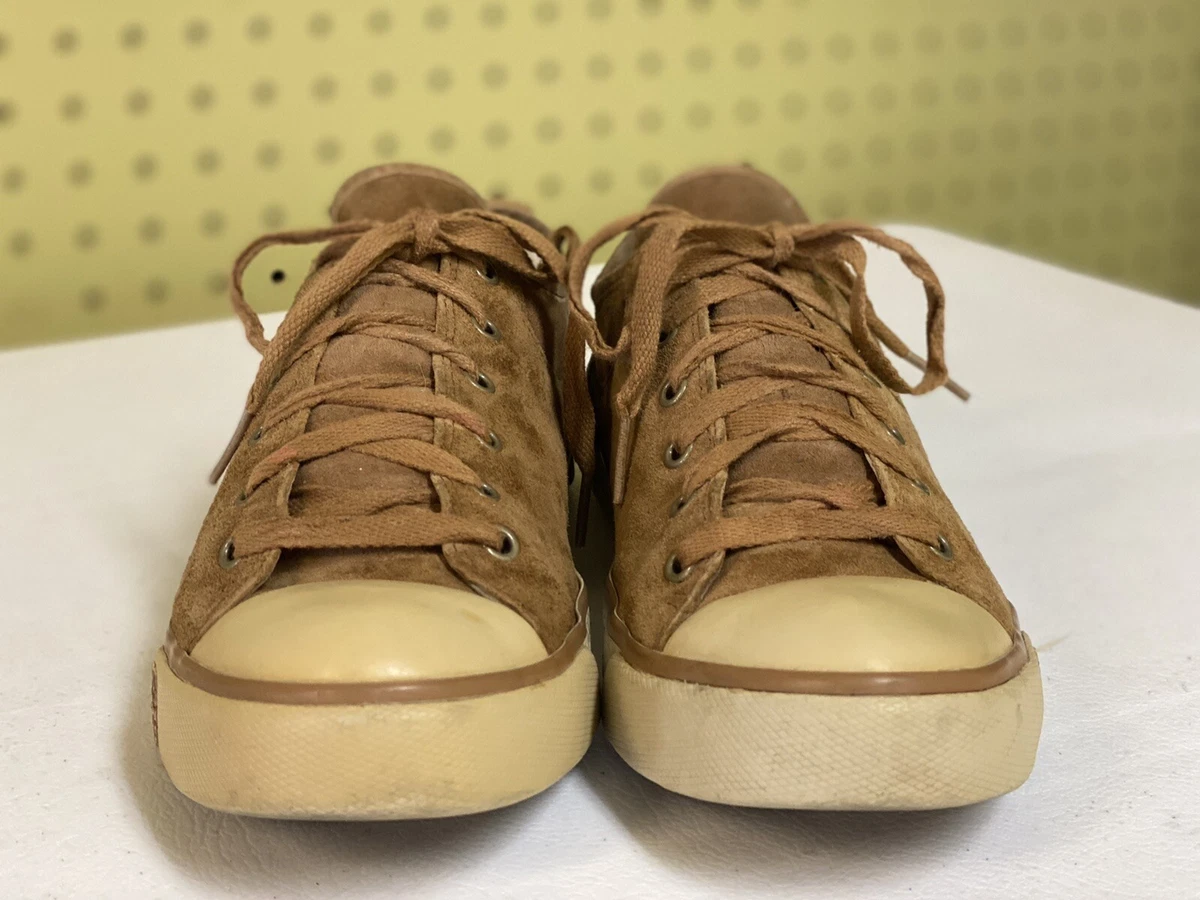 UGG Australia Womens Evera Shoes Sneakers Size 7 Beige Tan 1888 Sheepskin Lined