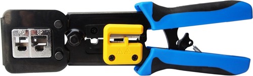 Outil de sertissage Ethernet RJ45 Crimper Cat5 Cat6 avec connecteurs de passage RJ45 - Photo 11/11