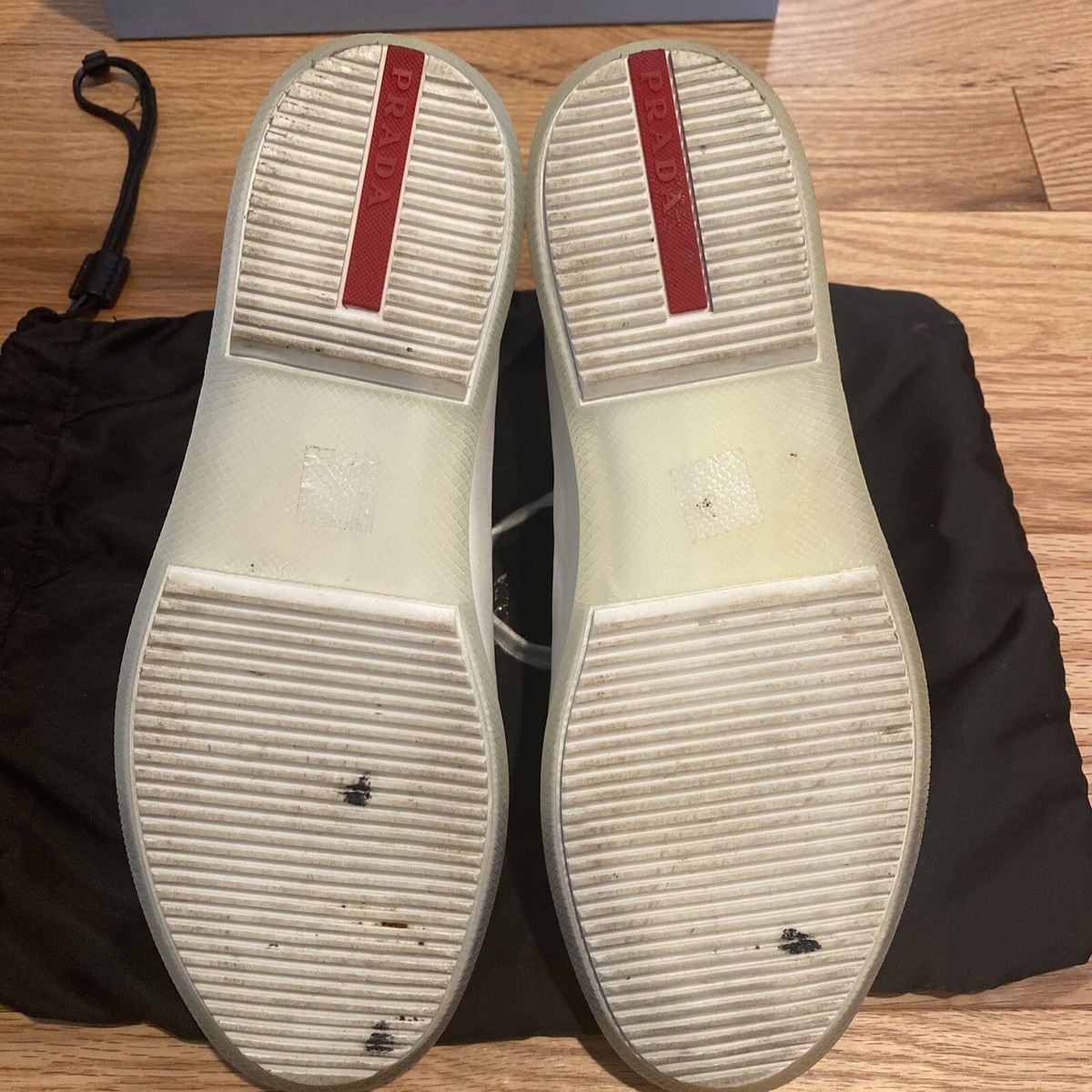 PRADA カナパ tomo 新作♡直営店 カナパ コットンキャンバス トートバッグ (PRADA