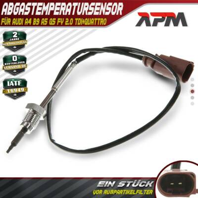 1x Abgastemperatur Sensor für Audi A4 B9 A5 F53 F57 F5A Q5 FY 2.0 TDI Diesel