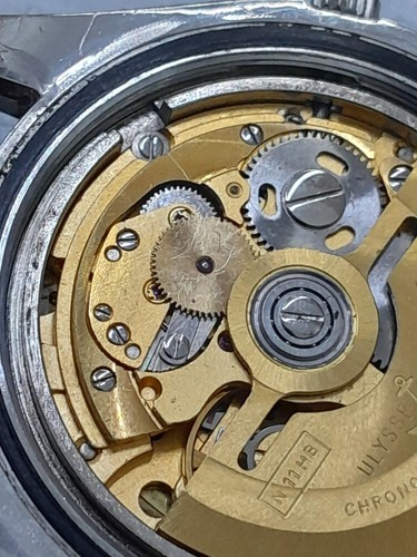 RELOJ HOMBRE ULYSSE NARDIN CRONÓMETRO AUTOMÁTICO. CAL N11 HB. ESFERA GRIS BISEL DORADO - Imagen 12 de 20