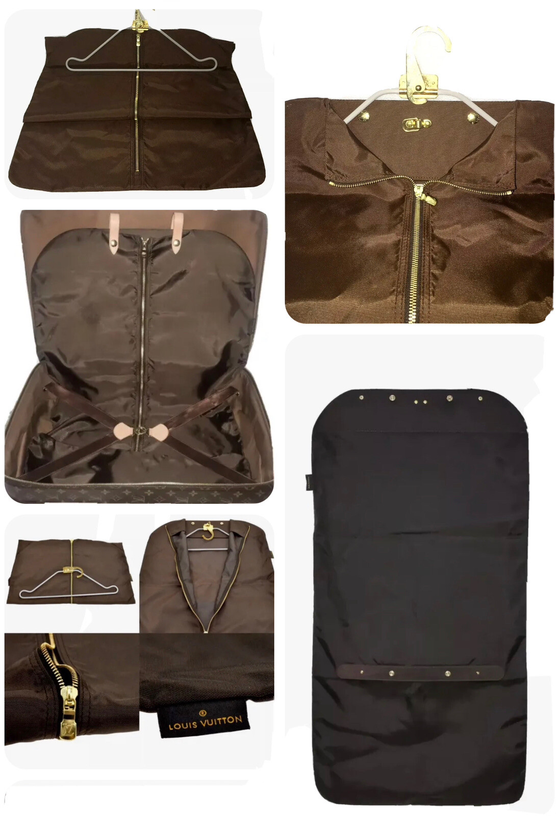 Louis Vuitton Monogram Garment Bag Four Hangers