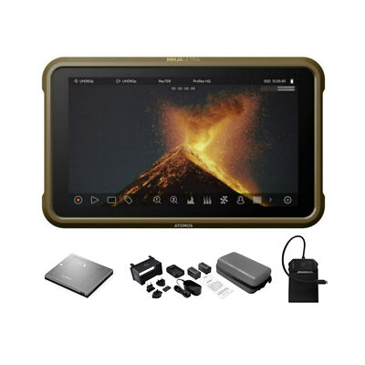 Atomos Ninja 5.2 4K HDMI Recording Monitor with SSD mini 1TB with Accessories