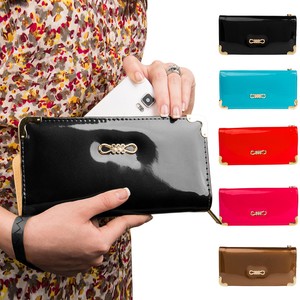 patent leather clutch purse