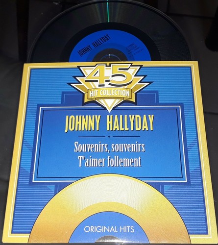 JOHNNY HALLYDAY RARE CD 2 TITRES SOUVENIRS SOUVENIRS T AIMER FOLLEMENT - Afbeelding 1 van 2