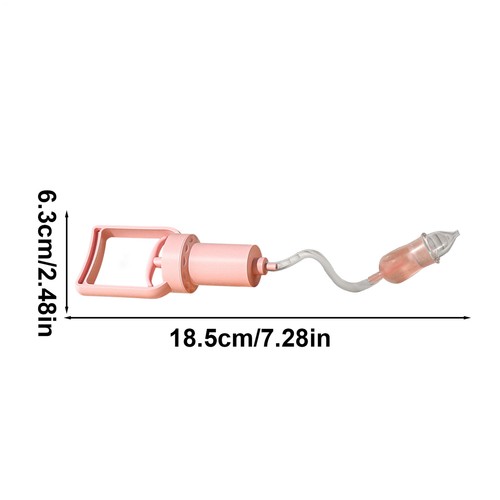 Nasal Aspirator for Baby, Manual Silicone Nose Aspirator Hygienic Nose Sucker - Picture 5 of 9