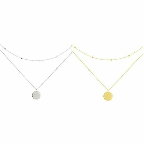 Collana S'AGAPO Stellar SSE13 in acciaio 316L con pendente cuore a