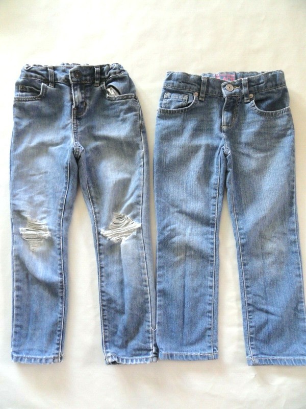 Girls The Children's Place Skinny Denim Jeans Size 5 Lot of 2