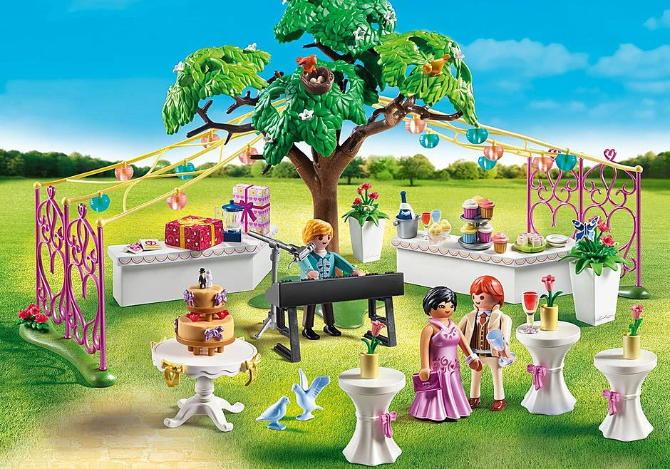 PLAYMOBIL - ESPACE COCKTAIL DE MARIAGE #9228 - PLAYMOBIL / City Life