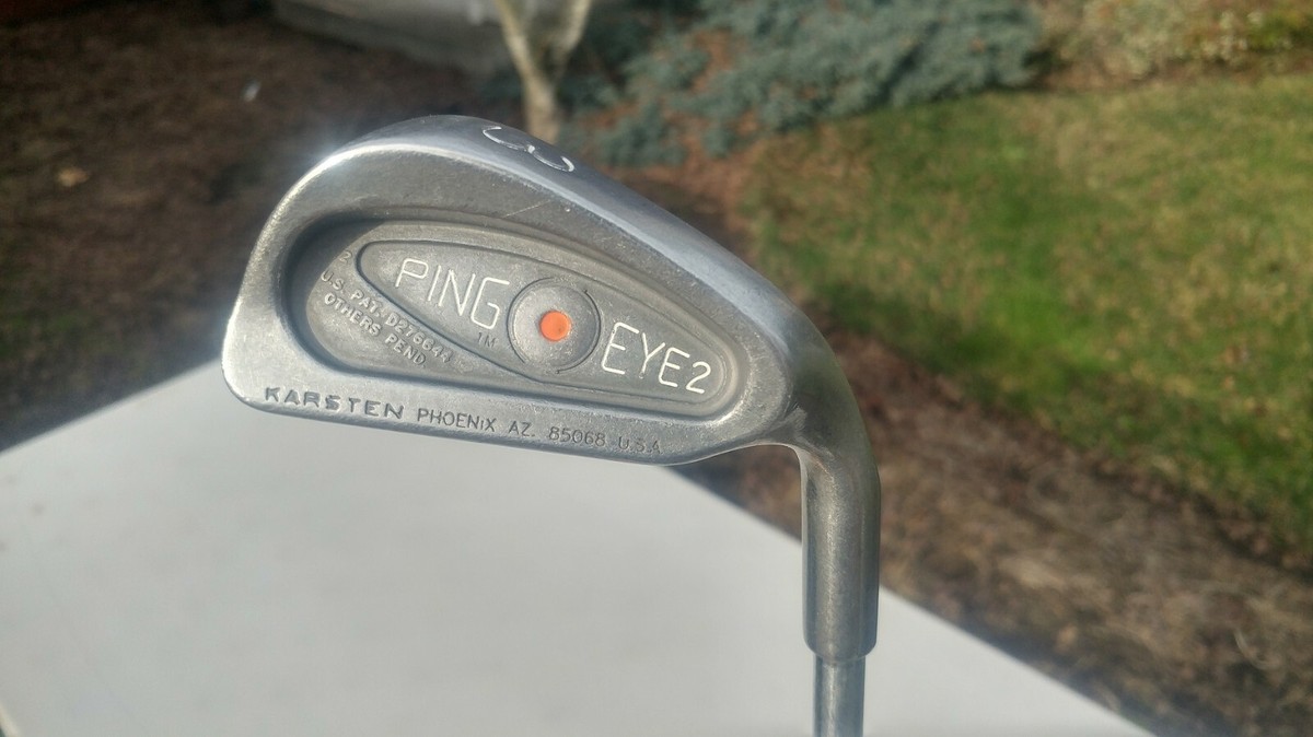1984-85 Ping Eye2 Single 3 Iron Orange Dot ZZ-Lite Stiff