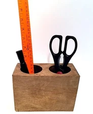 Wooden Sugar Molds, piloncillo, Wood Candle Holder Vintage Primitive, Light Wood