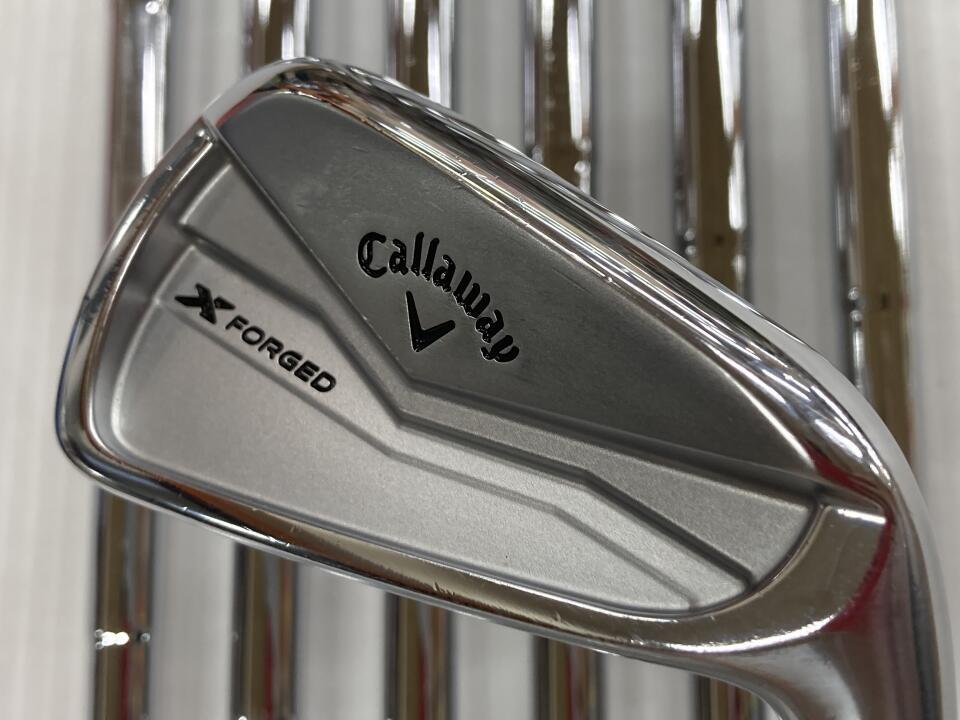 Callaway Iron Set X FORGED 2024 4.5.6.7.8.9.P Dynamic Gold
