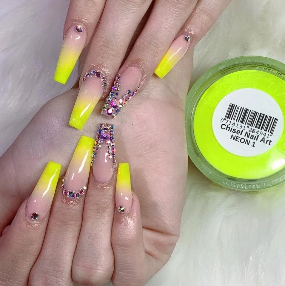 fluorescent nail dip powder