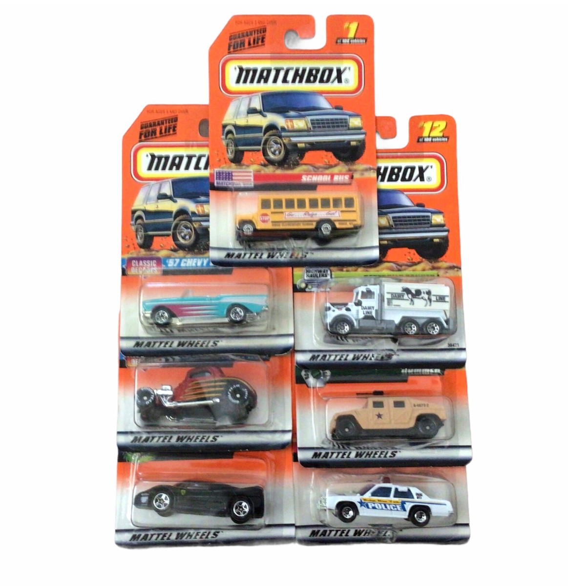 Lot Of 7 Mattel Wheels Matchbox Cars 1997 1998 | eBay