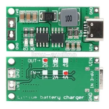 2S 1A 2A 4A Li-ion Battery Charger Step Up Boost Lithium Battery Charger Board