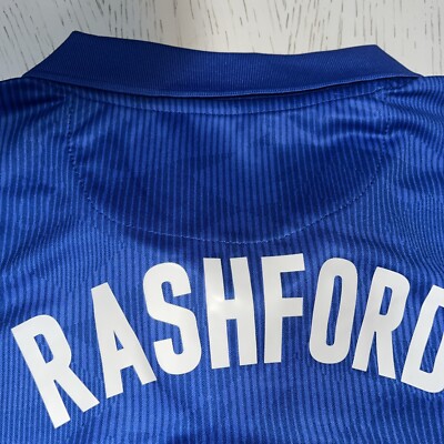 Nike Dri Fit England Away Rashford 10 Shirt Soccer Blue