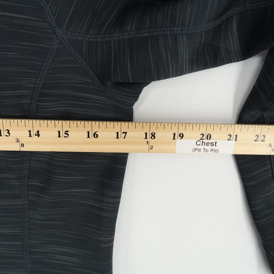 Stio Pullover Womens Medium Black Gray Half Zip Smooth Fleece Stretch Outdoor - Image 4 of 4