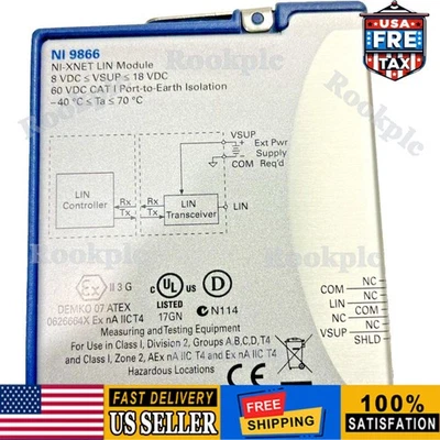 US Free TAX NEW NI NI-9866 NI 9866 C-Series Module. - image 1 of 3