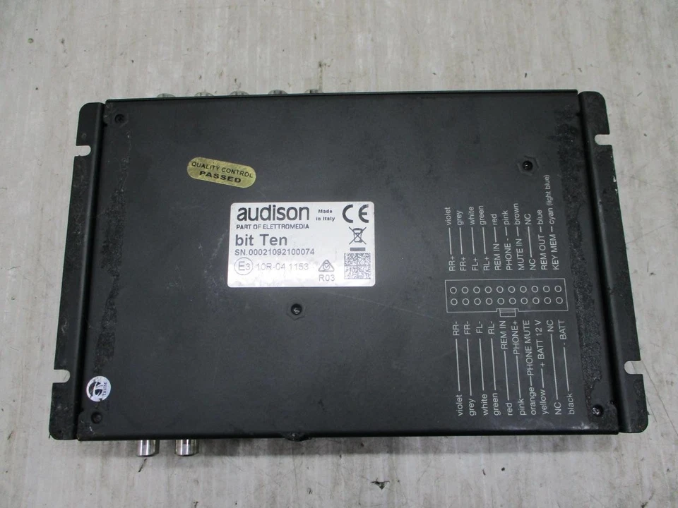 Audison Bit Ten Digital Signal Processor Car Audio DSP Tuning Unit Compact Used - Image 4 of 4