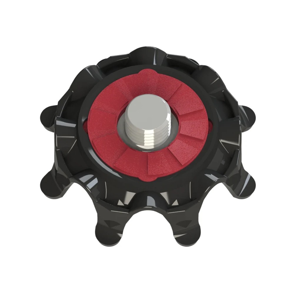 NEW Softspikes Pulsar Metal Thread Golf Shoe Cleats 22ct - Black / Red