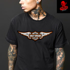Harley-Davidson Motorcycles Premium Unisex Heavy Cotton Biker T-Shirt S–3XL 🎃
