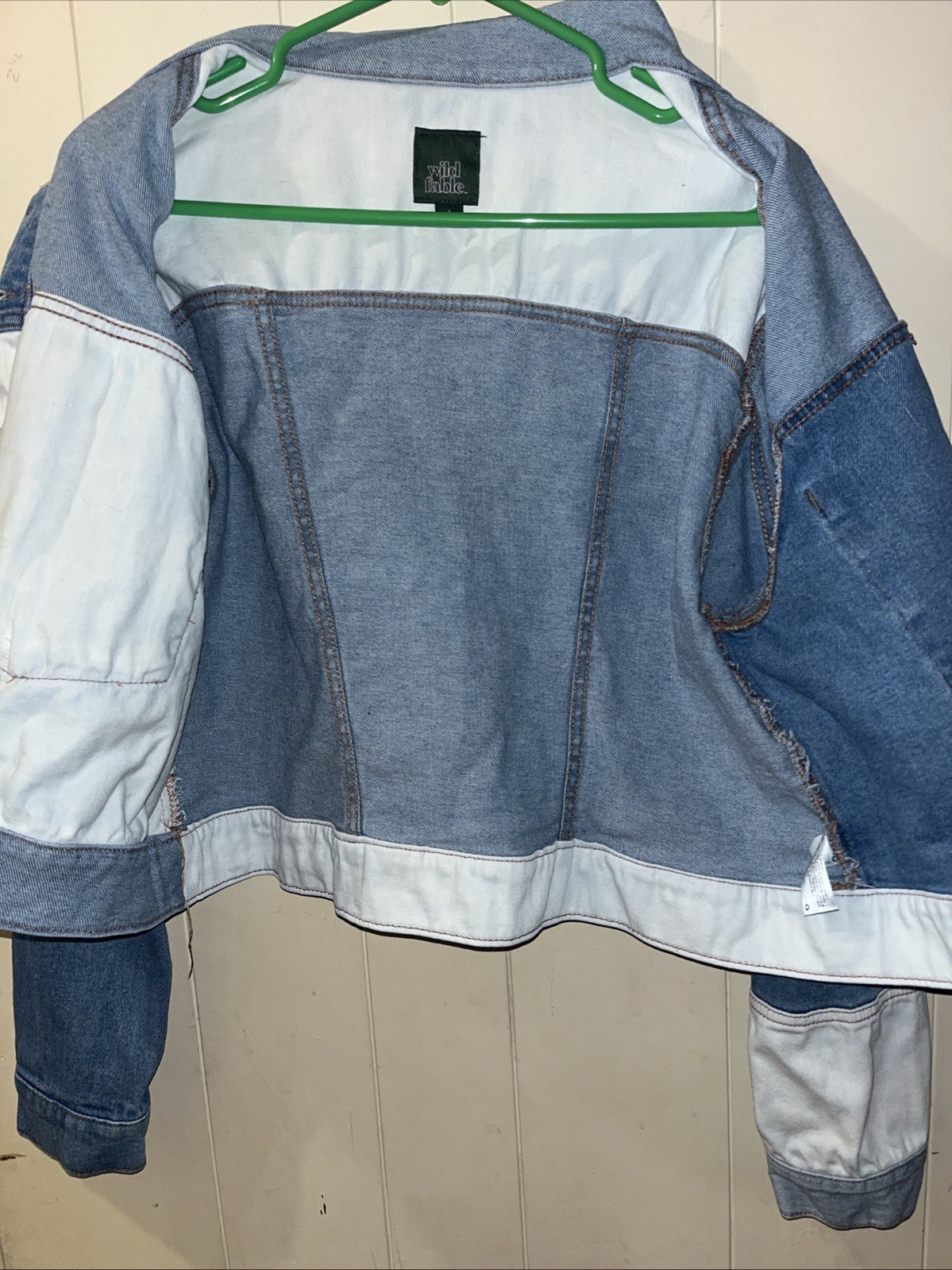 Patchwork Cropped Quality Denim Street Style Jack… - image 4