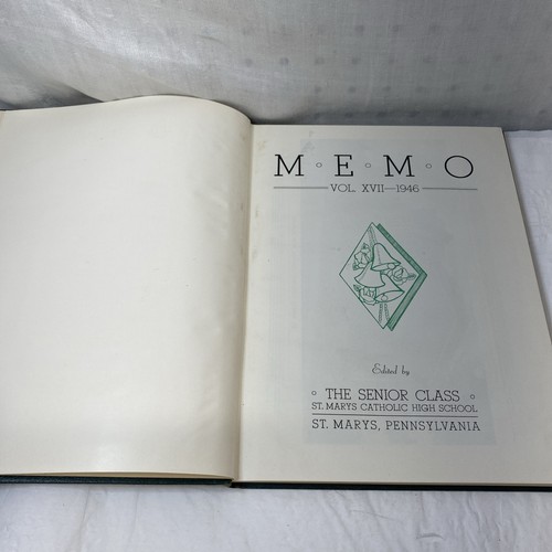 1946 St Marys PA Catholic High School Yearbook - THE MEMO Pennsylvania - Picture 10 of 15